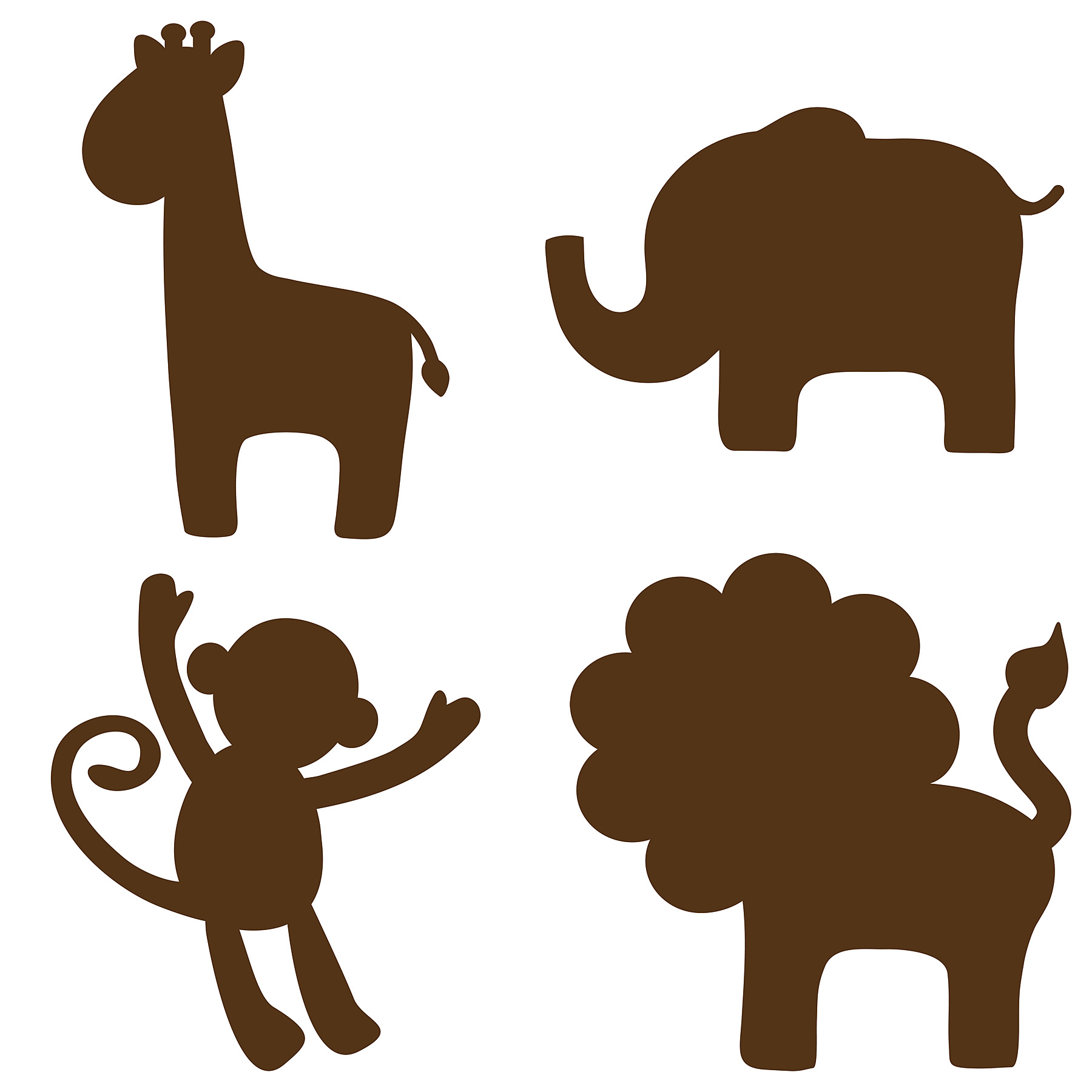 Giraffe Silhouette Illustration Of A Clipart - Free Clip Art Images