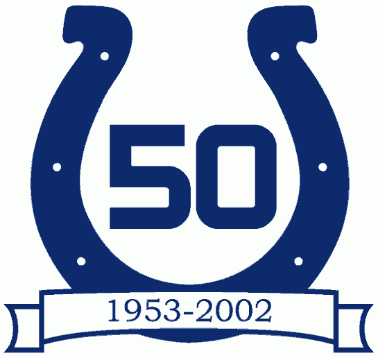 Indianapolis Colts Anniversary Logo - National Football League 