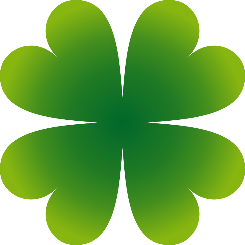 Free Stock Photos | Illustration of a four leaf clover | # 14043 