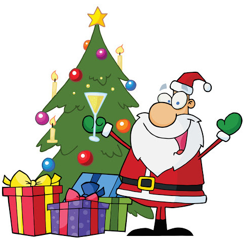 Cartoon Christmas Trees 