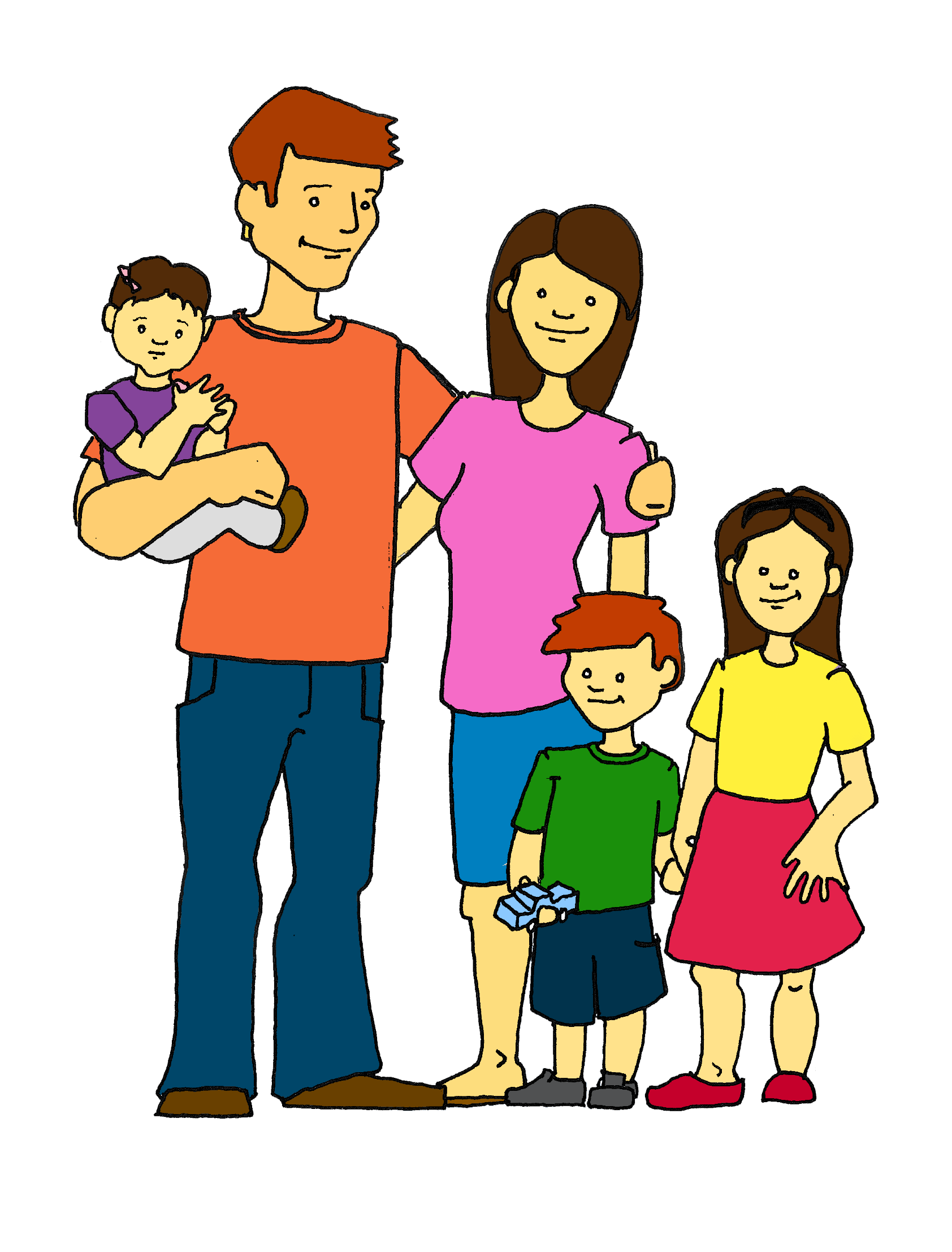 Images For  Happy Family Clipart