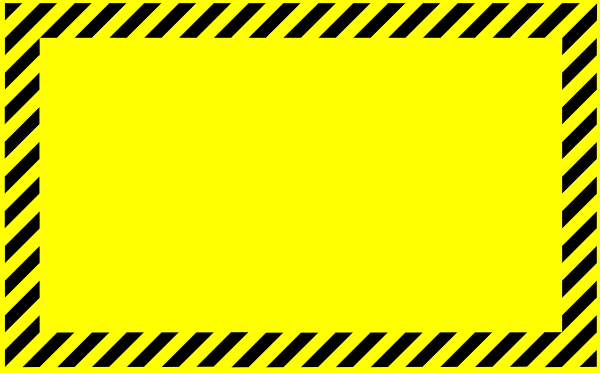 Blank Caution Sign clip art - vector clip art online, royalty free 