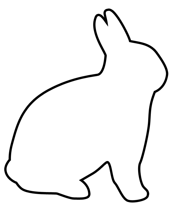 Easter Bunny Rabbit Template - Clipart library