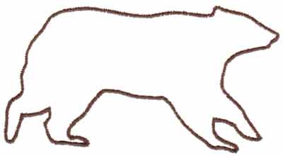 Bear Outline - Clipart library