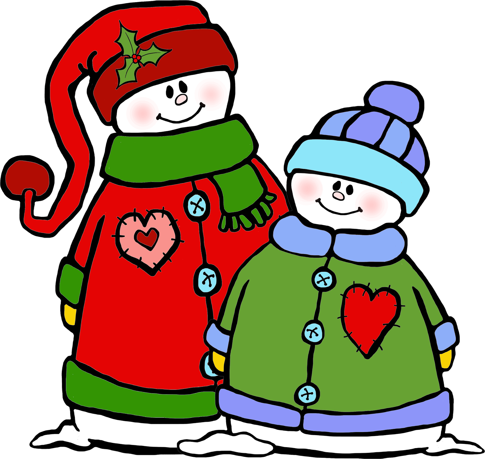 super simple learning snowman clipart