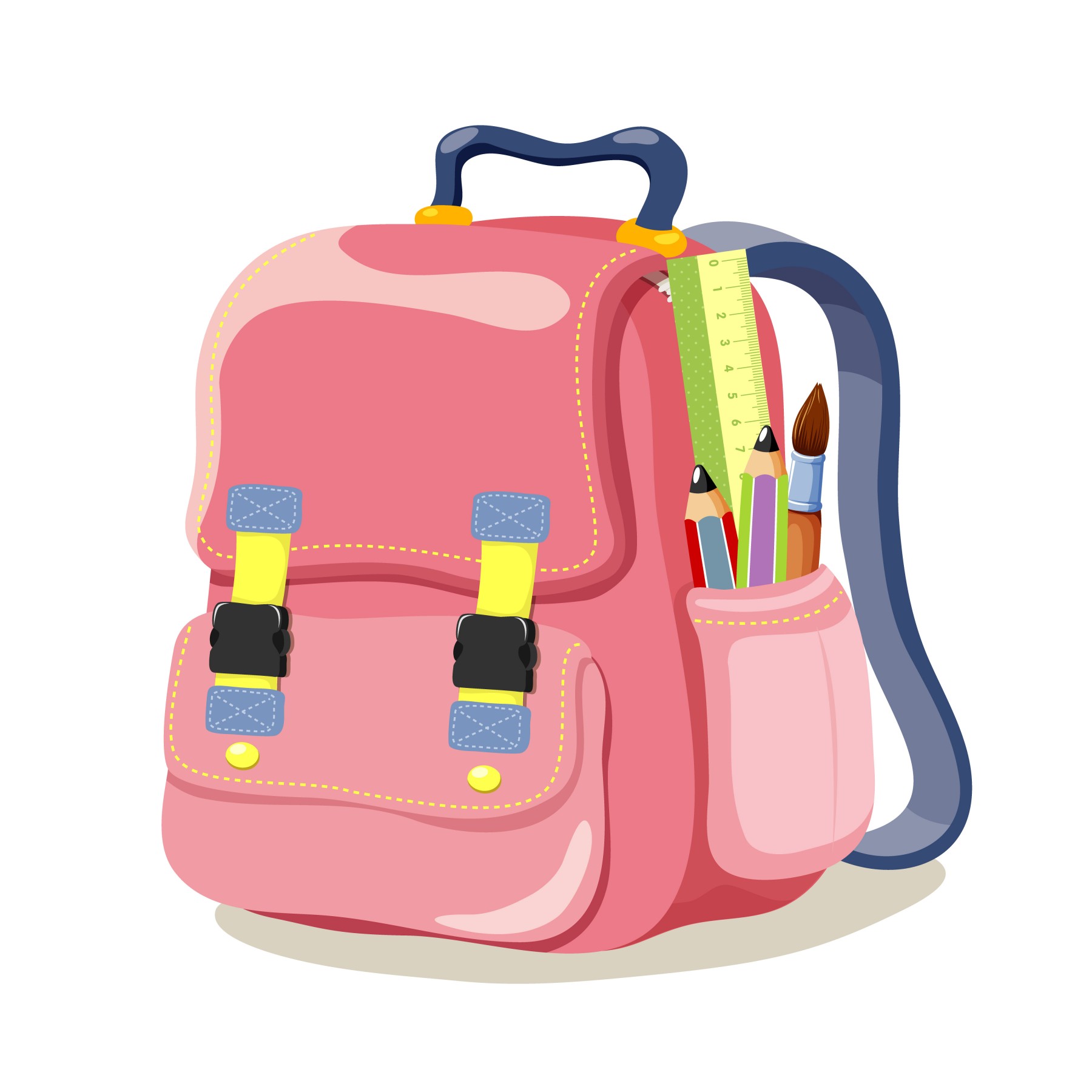 school bag cartoon png - Clip Art Library