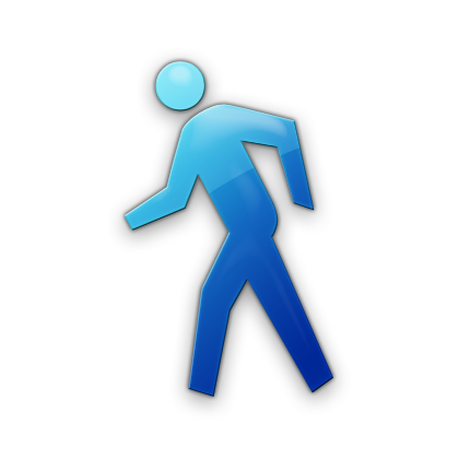Person Walking Icon #061157 ? Icons Etc