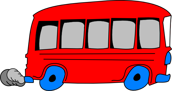 Red School Bus clip art - vector clip art online, royalty free 
