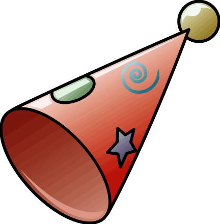 Happy Birthday Hat Clip Art | Hey Reader, Happy Birthday To You :)