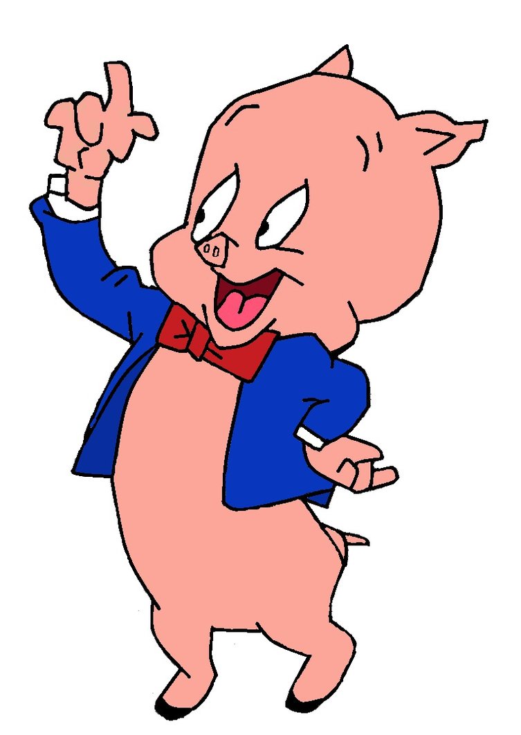 Pig Cartoon Character - Clipart library - Clip Art Library