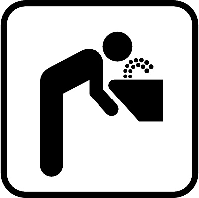 school water fountain clipart