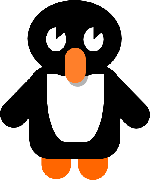 Cartoon Penguin clip art - vector clip art online, royalty free 
