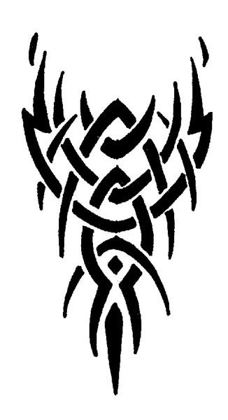 Tribal Fire Tattoos - Clipart library