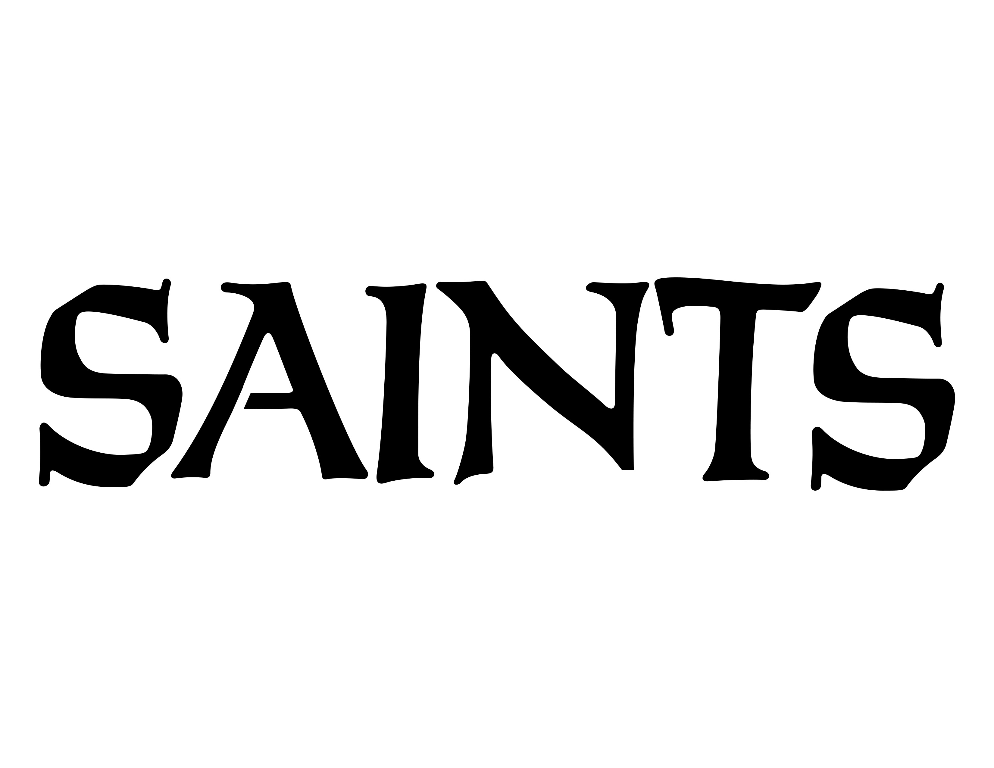 New Orleans Saints pumpkin stencils