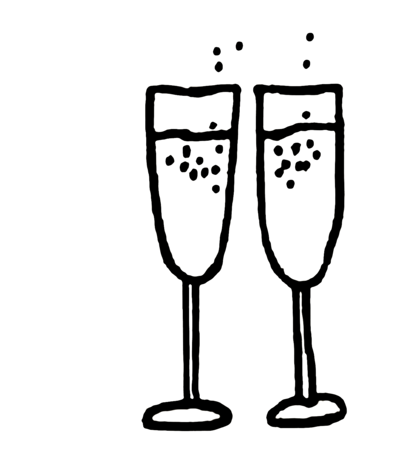 Images For  Champagne Glass Clipart