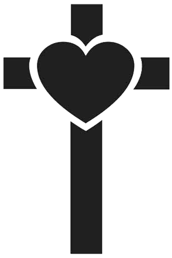 free cross and heart clipart - photo #17