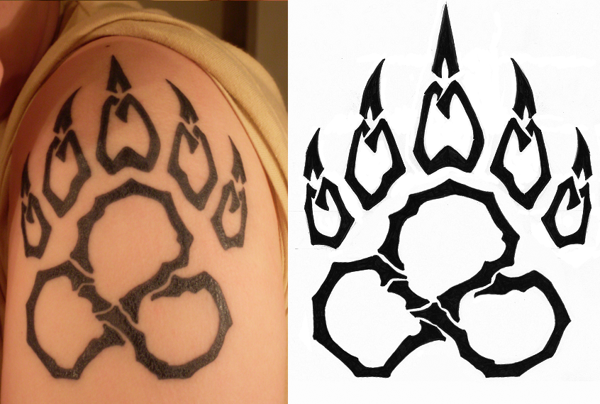 Free Bear Paw Print Stencil Download Free Bear Paw Print Stencil Png