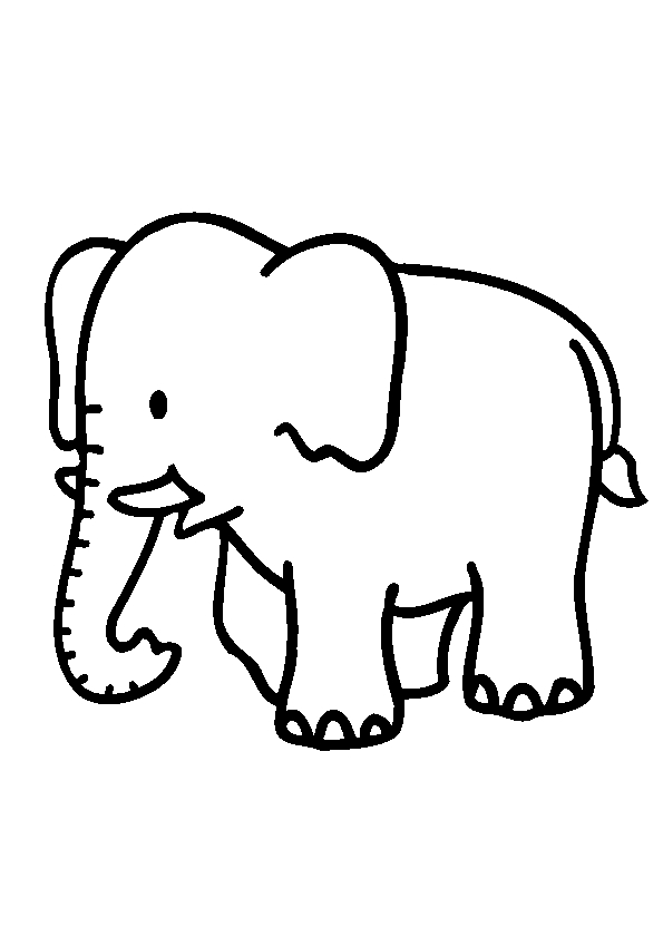 Elephants Coloring Page| Free Elephants Online Coloring