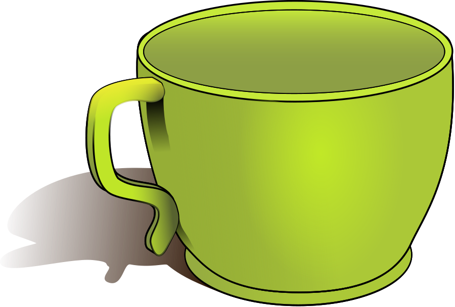 Cup Clipart Black And White