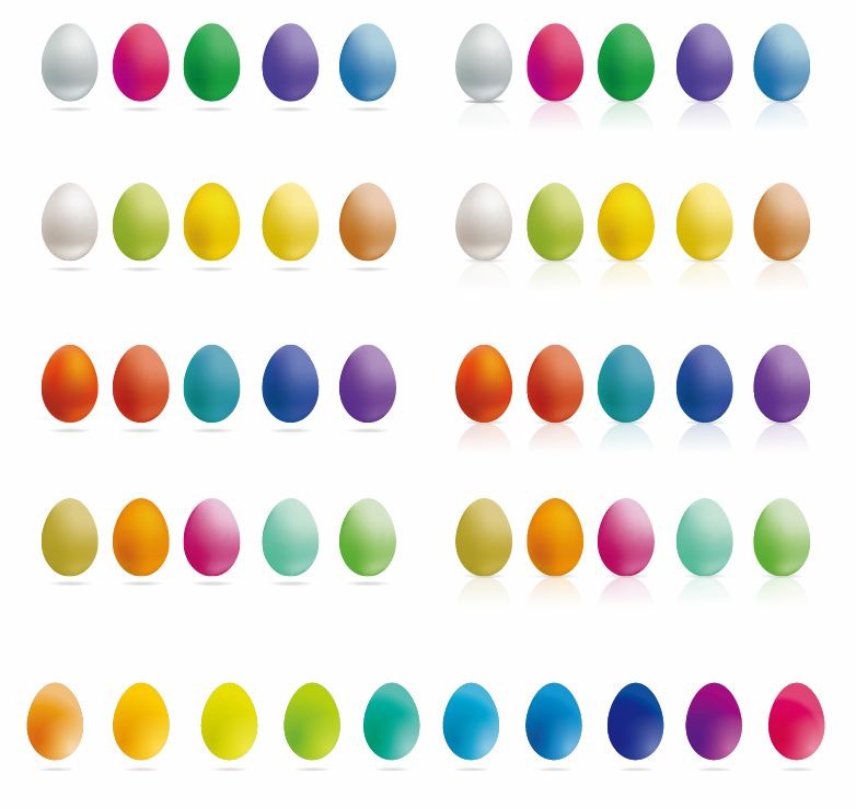 Colorful Easter Eggs Vector Graphic | Free Vector Graphics | All 