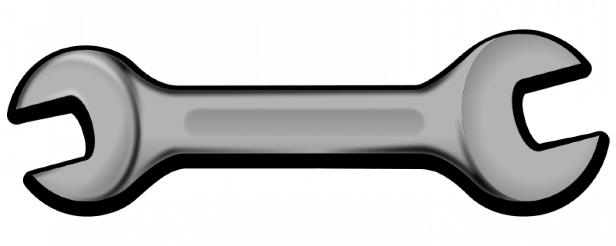 Vector image of wrench | Public domain vectors