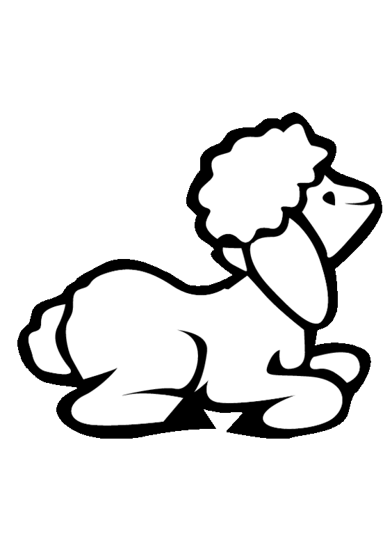 Coloring Pages Baby Lamb Clipart Library Clip Art Free Images