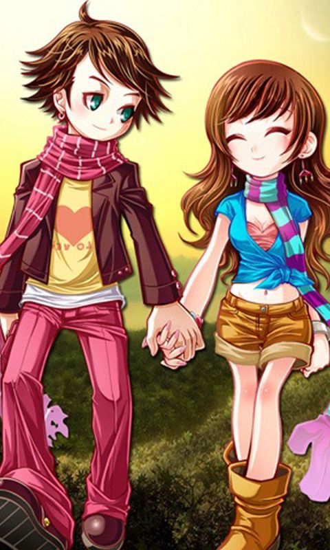 Cute Anime Couple Hd Wallpapers For Mobile