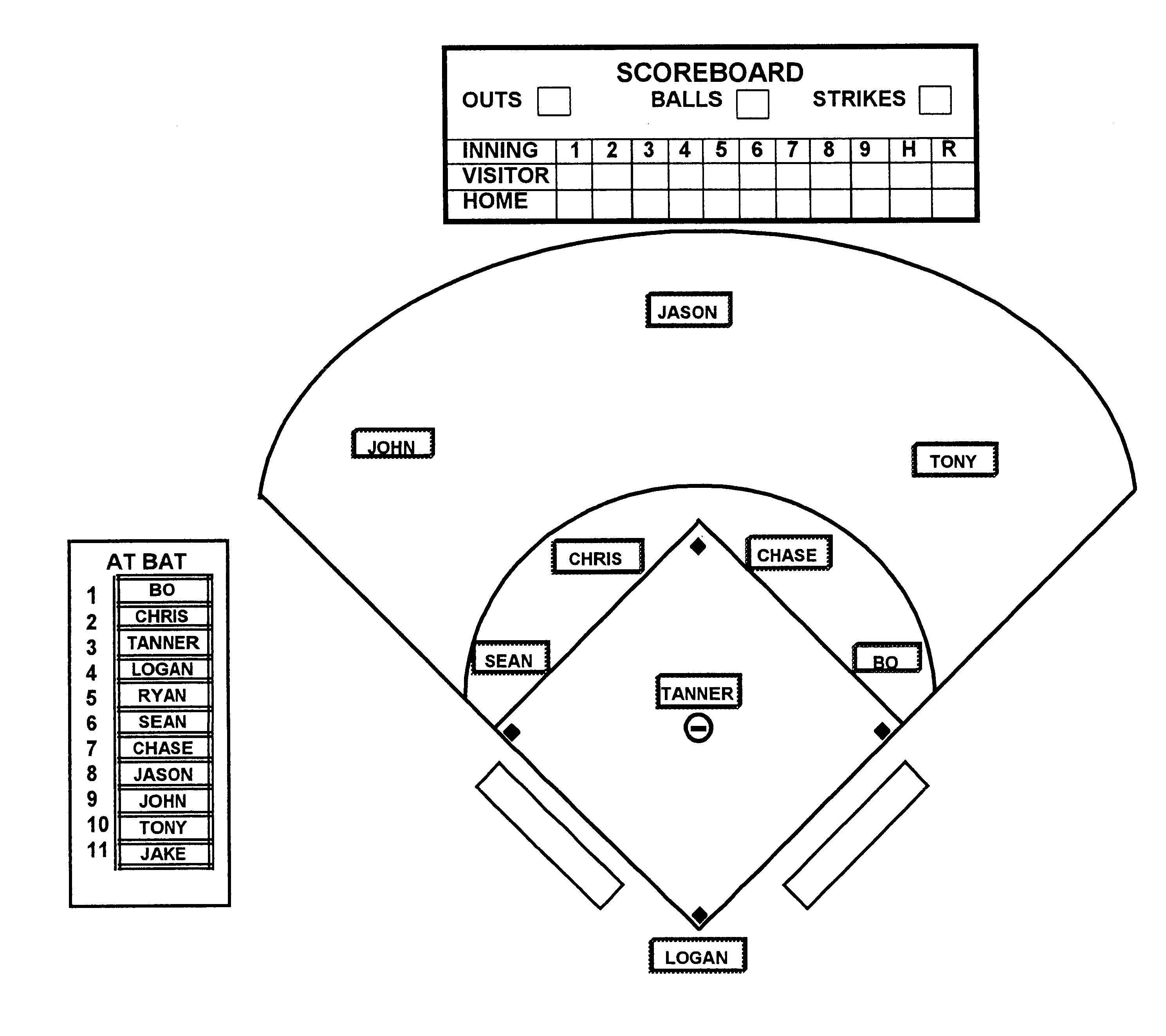 Patent US6439572 - Baseball and soccer training system for 