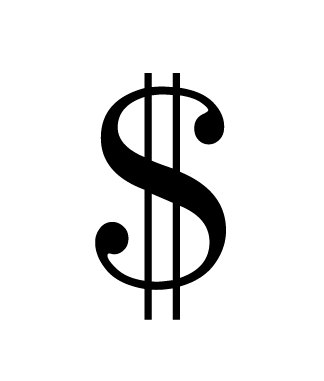Popular items for dollar symbol 