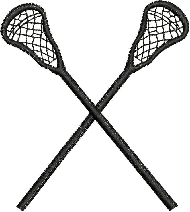 Lacrosse Sticks Clipart.