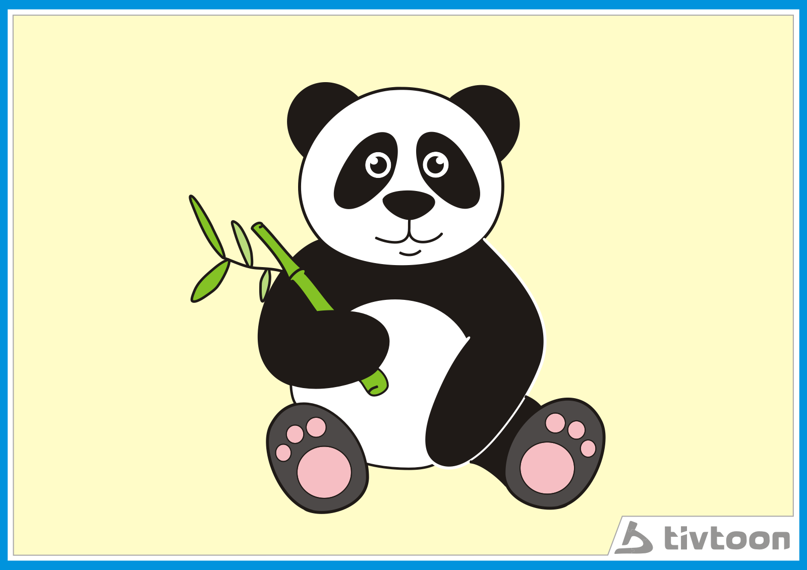 Gambar Kartun Panda Clip Art Library