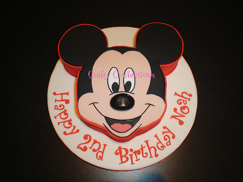 Mickey Mouse Face Cake | Flickr - Photo Sharing!