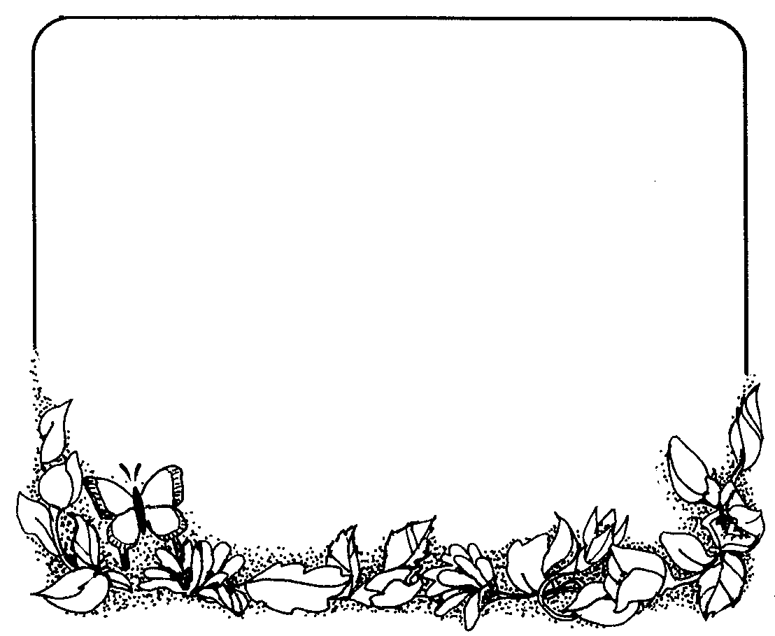 Free Page Border Designs Flowers Black And White, Download Free Page