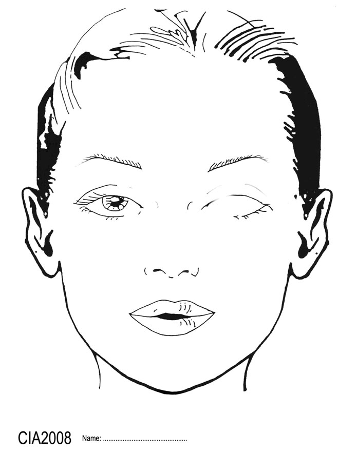 Face Paint Design Chart