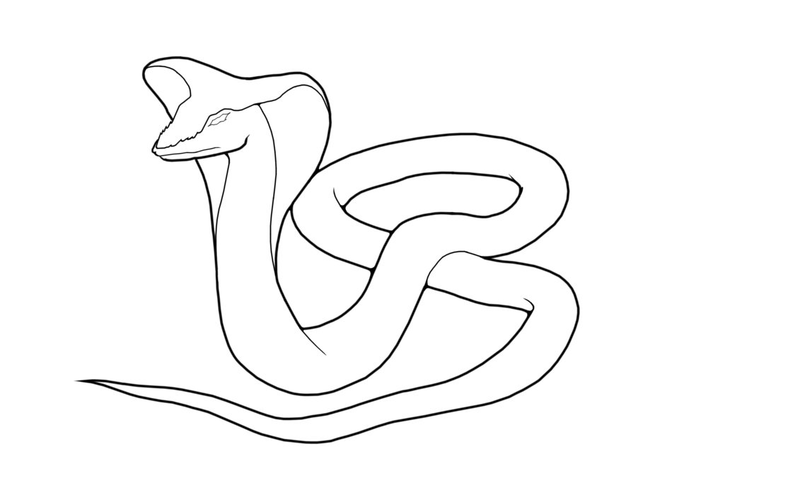 Free Snake Line Art, Download Free Snake Line Art png images, Free