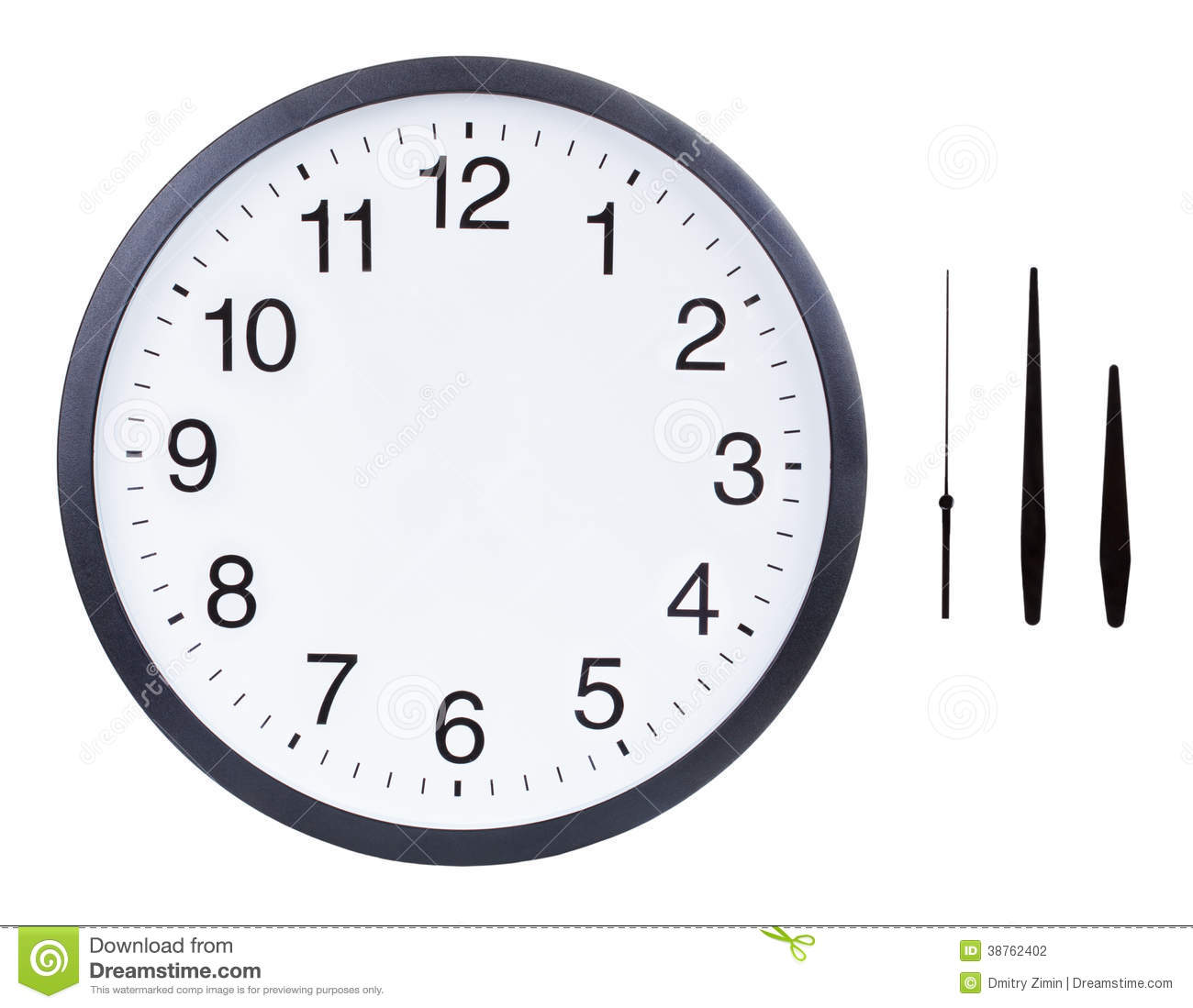 One O Clock Clip Art Library