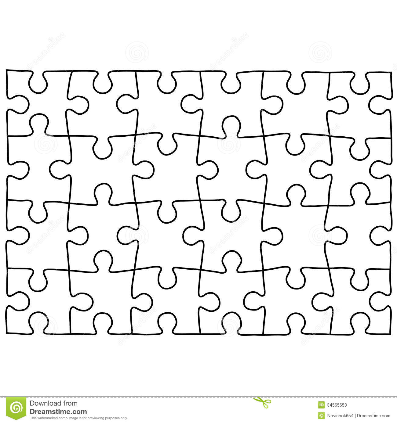  Printable 30 Piece Puzzle Template Img Abbey