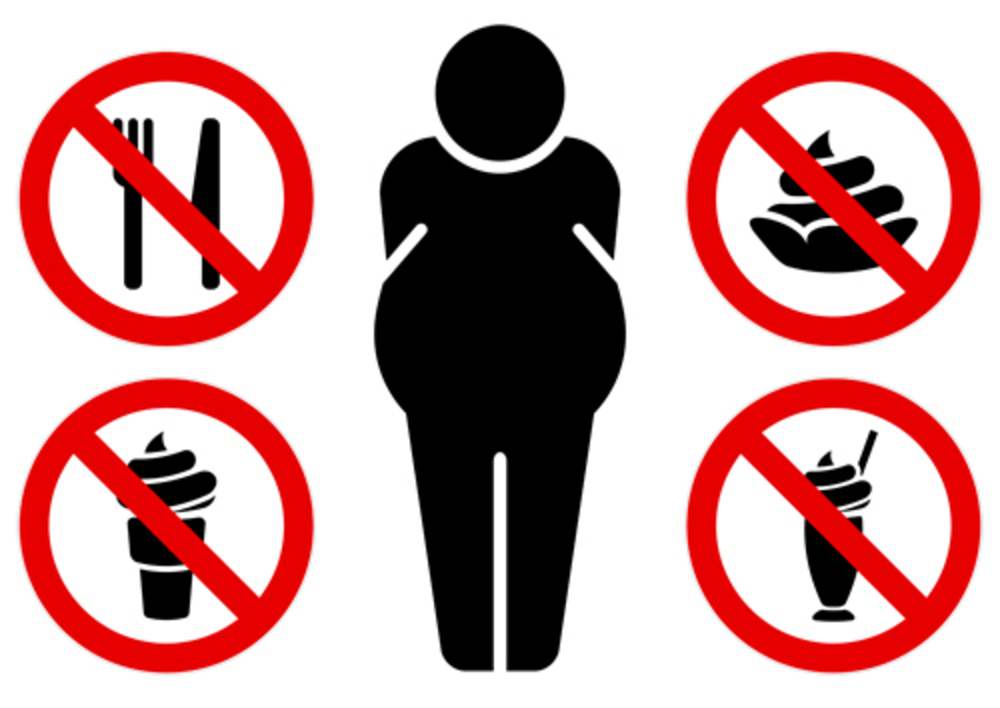 Eat Less Fatty Food Clip Art Library