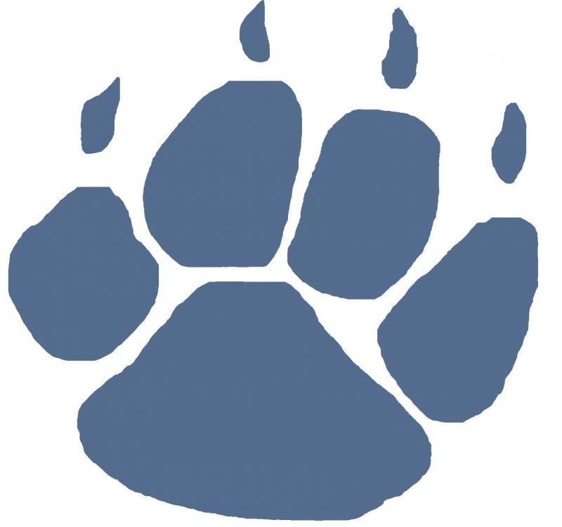 Clip Arts Related To : mountain lion paw print. 