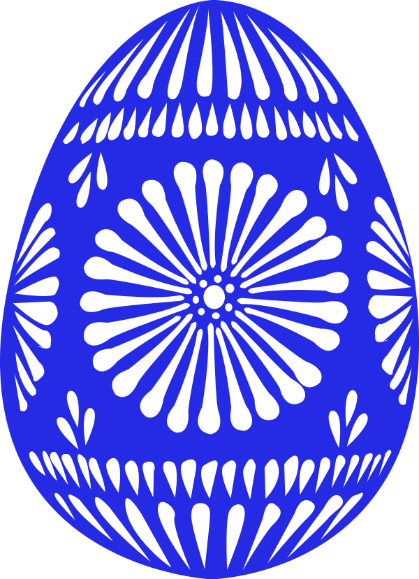 easter egg single - vector Clip Art