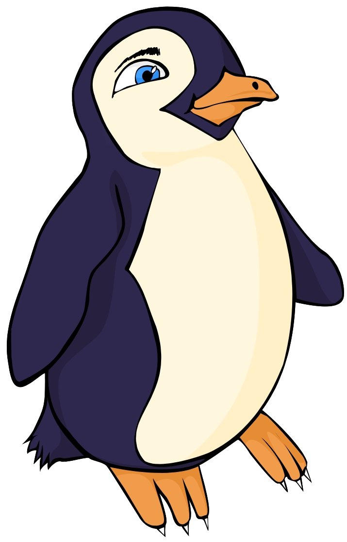 Cute Cartoon Penguin - Clipart library - Clipart library