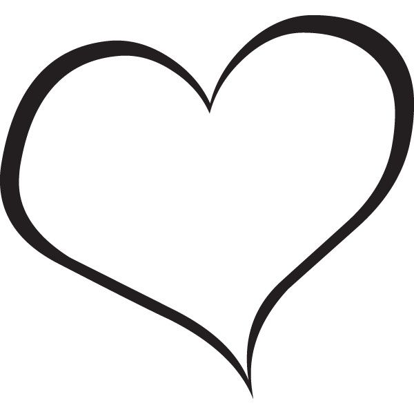 Double Heart Clipart Black And White | Clipart library - Free 