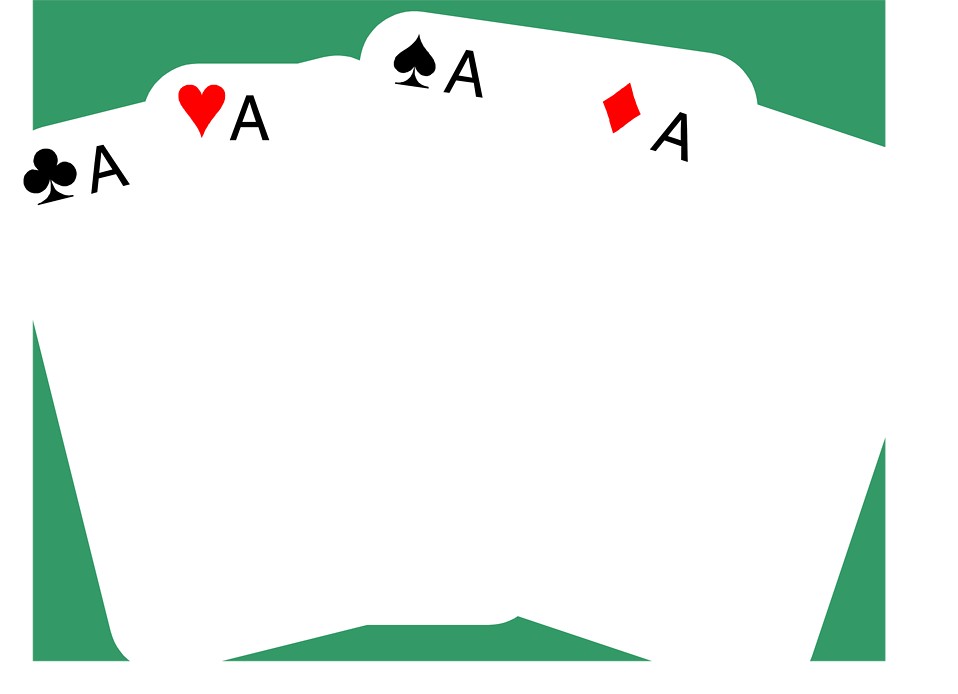 playing cards clipart border