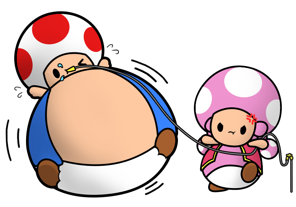 Inflated Toadette by selphy6 on Clipart library
