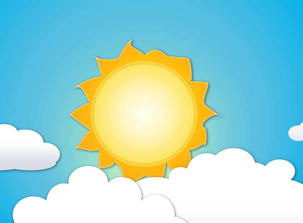 sun comes out clipart - Clip Art Library