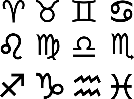 Zodiac Symbols Clip Art Download