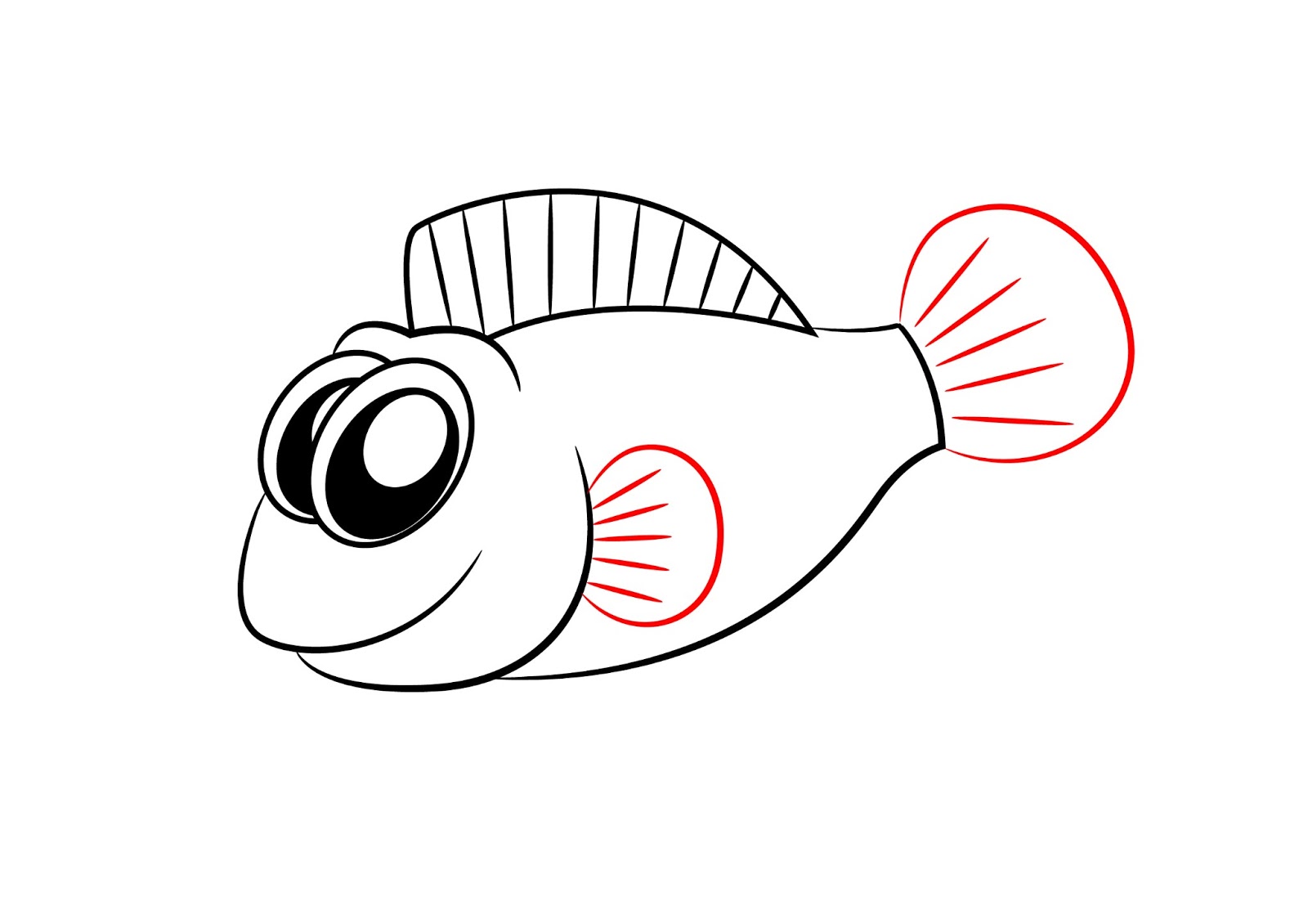 How To Draw A Fish Images  Pictures - Becuo