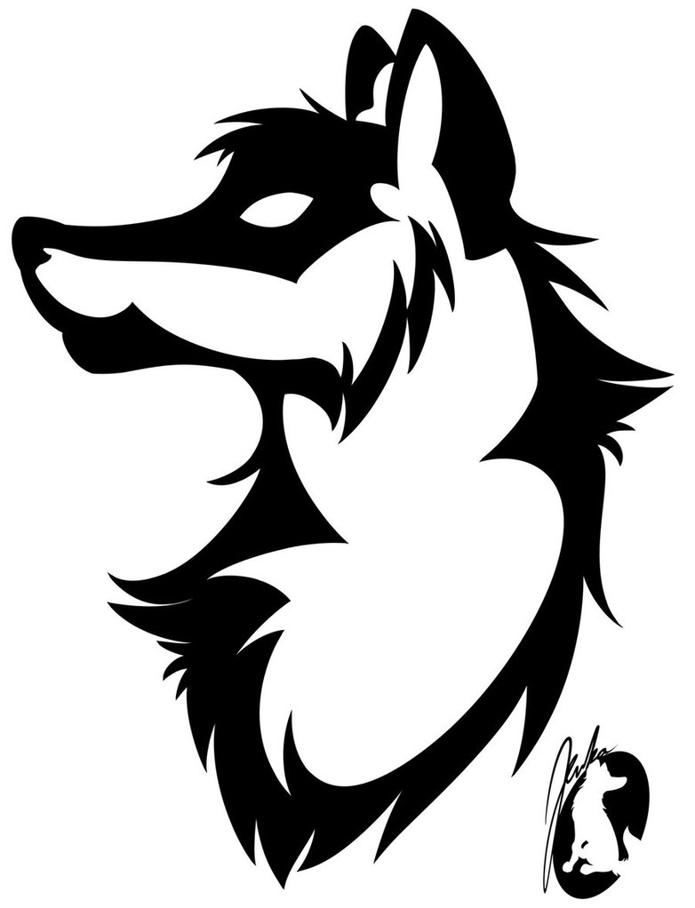 wolf tattoo :head: by jenkstar1 on Clipart library