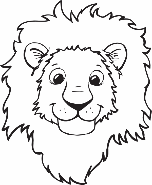 Free Printable Lion Coloring Pages For Kids - Clipart library 