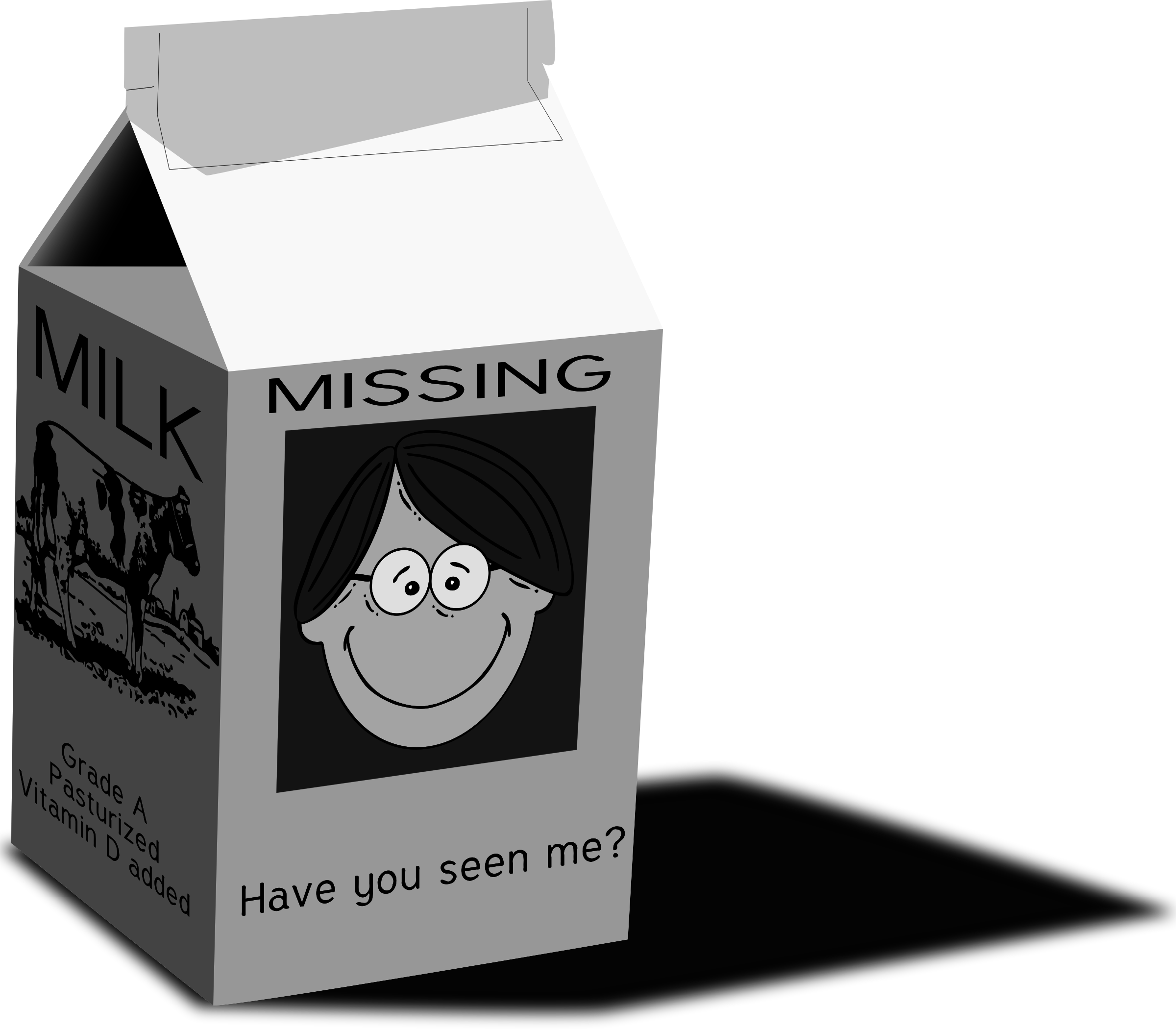 Free Milk Carton Missing Person Template, Download Free Milk Carton